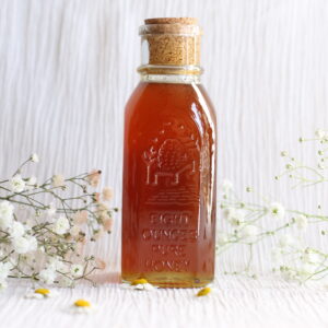 Raw Wildflower Honey Cork Jar
