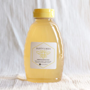 1LB Raw Orange Blossom Honey Squeeze Bottle